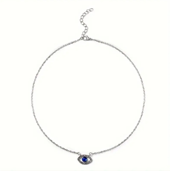 Elegant Evil Eye Necklace - Picture 2 of 3